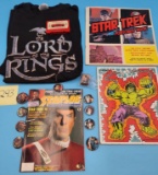 Lord of the Rings T-Shirt, StarLog Magazine, & more