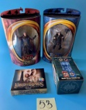 2 Lord of the Rings Action Figures, Goblet, and more