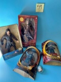 4 Lord of the Rings Action Figures and more