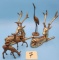 Brass Deer and Bird Collection