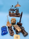 Musical Metal Sculpture, Avon Decanters