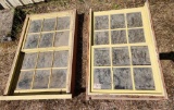 2 Vintage Multi Pane Windows