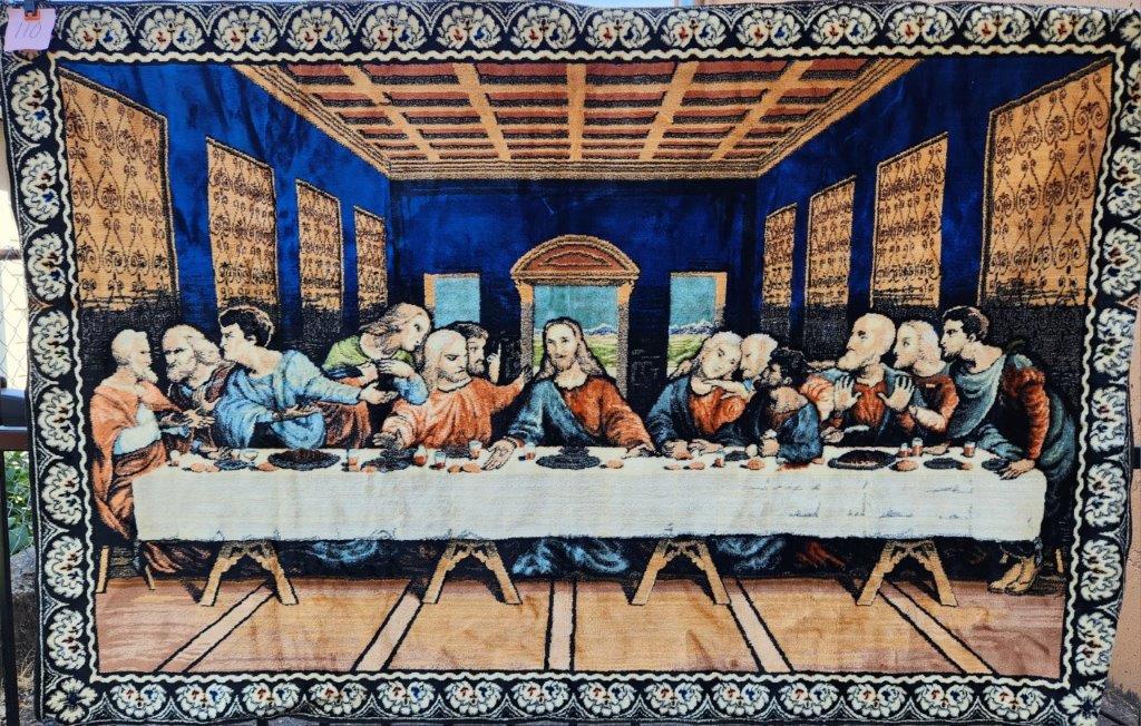 The last supper rug hotsell