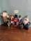 Display Santa, Nutcrackers, And Sullivans Christmas Elf