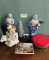 Pair Santas In Blue 