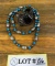 Vintage Large Cuff Style Bracelet, And Bead Necklace