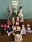 Vintage Doll Collection With Virga Ice Skater, French