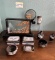 Pair Asian Style Cork Art Dioramas,