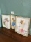 Trio Framed Beatrix Potter Wall Art