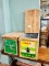 Pair Vintage Metal Lined Wood Tea Crates