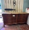 Vintage Queen Anne Style 9 Drawer Dresser