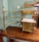 Vintage Brass Blanket Rack, Plus Brass And Marble Stand