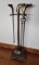 Vintage Horse Head Handle Fireplace Tools And Rack