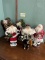 Display Santas In Traditional Outfits