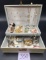 Vintage Jewelry Box With 1960s Pearl And Chain Necklace
