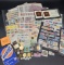 Large Stamp Collection In Page Protectors