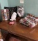 Pair Plush Owls, Boxed Decorative Light Strings,
