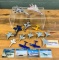 Collectors Miniature Airplanes, Including F18 Hornet