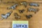 Vintage Enamel And Rhinestone Safari Animal Pins