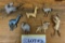 Vintage Enamel And Rhinestone Animal Pins