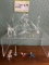 Glass Swans, Pineapple, Mini Birds, Mini Candlestick