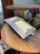ENAMELED METAL BIN