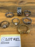 Collection Of Vintage Wrist Watches And Dragon Bracelet