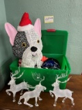 Christmas Outdoor Light Up French Bulldog