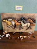 Wild Horses 3d Relief Wall Hanging