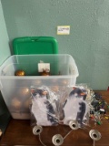 Christmas Outdoor Penguin Decorations, String Lights