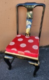 Asian Style Chair With Cushion