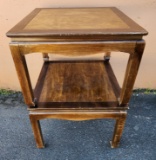 Two Wood Side Tables