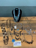 Large Collection Of Vintage Necklaces And Earrings