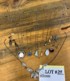 Vintage Necklace Assortment, Plus Earrings
