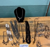 Assortment Of Multi Strand Beaded Necklaces