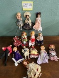 Vintage Doll Collection With Virga Ice Skater, French