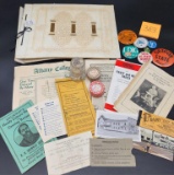 Vintage Photo Album, Buttons, Albany College Newspaper