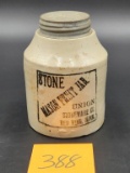 Red Wing Stoneware Mason Fruit Jar With Lid