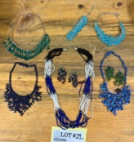 Vintage Beaded Necklace Assortment