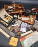 Vintage Desk Essentials With 