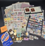 Large Stamp Collection In Page Protectors