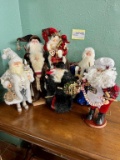 White Christmas Santa, Woodsy And Chef Santas,