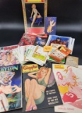 Vintage Pin Up Poster, 365 Club Postcard