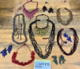 Beaded Multi Strand Necklace Assortment