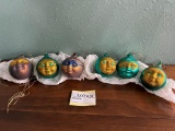 Dept 56 Mercury Blown Glass Cirque Du Soleil Ornaments