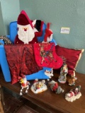 Large Tote Of Christmas Decorations