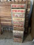 Stack of barn fresh crates