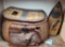 Vintage Leather Bound Fishing Creel