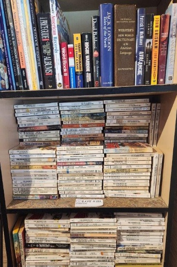 "book Worm" Feast With 3 Shelves Of Books