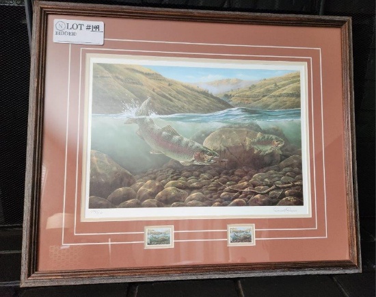 Limited Edition "trout After A Bug"
